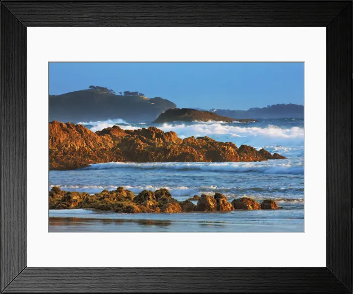 Framed Print : Coast landscape - New Zealand, North Island, Northland, Whangarei, Whangarei Heads Framed Print : Coast landscape - New Zealand, North Island, Northland, Whangarei, Whangarei Heads