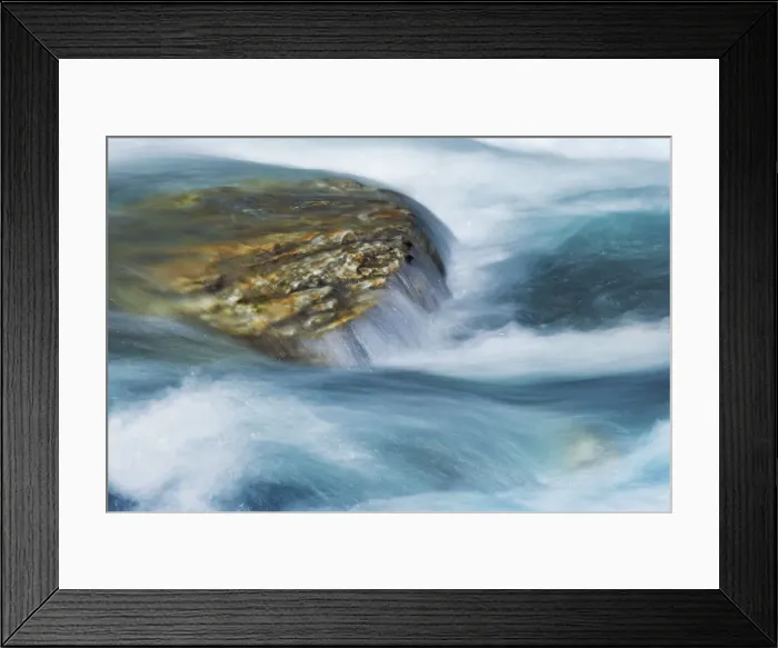 Framed Print : Water impression - New Zealand, South Island, West Coast, Westland Framed Print : Water impression - New Zealand, South Island, West Coast, Westland