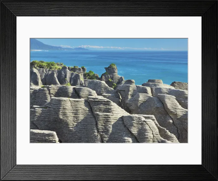 Framed Print : Rock formation Pancake Rocks - New Zealand, South Island, West Coast, Buller, West Coast Framed Print : Rock formation Pancake Rocks - New Zealand, South Island, West Coast, Buller, West Coast