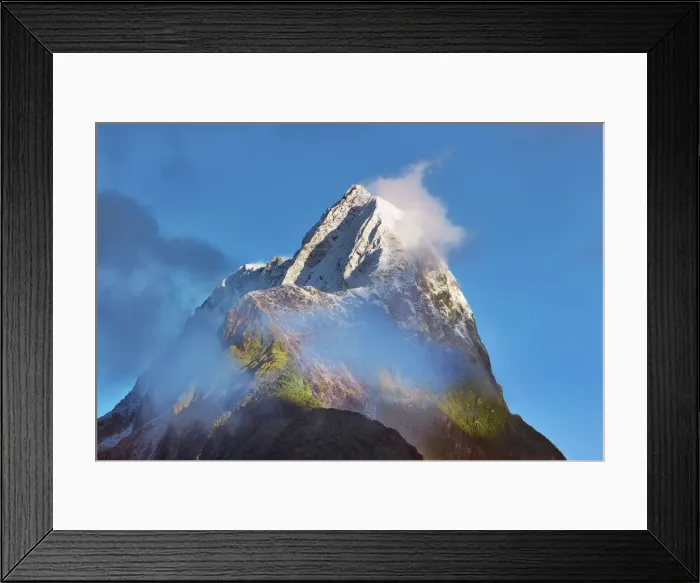 Framed Print : Mitre Peak - New Zealand, South Island, Southland, Fiordland, Milford Sound Framed Print : Mitre Peak - New Zealand, South Island, Southland, Fiordland, Milford Sound