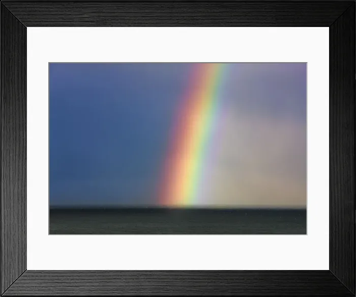 Framed Print : Rainbow over ocean - New Zealand, South Island, Southland, Slope Point Framed Print : Rainbow over ocean - New Zealand, South Island, Southland, Slope Point