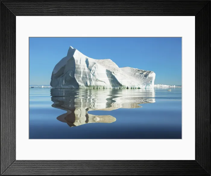 Framed Print : Iceberg with reflection - Greenland, Northeast Greenland National Park, Sabine Island Framed Print : Iceberg with reflection - Greenland, Northeast Greenland National Park, Sabine Island