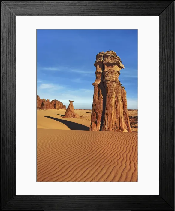 Framed Print : Erosion landscape in Tassili du Hoggar - Algeria, Tassili Hoggar, Tahaggart - Sahara Framed Print : Erosion landscape in Tassili du Hoggar - Algeria, Tassili Hoggar, Tahaggart - Sahara