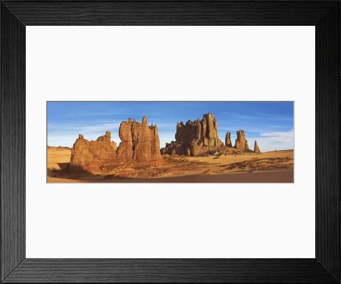 Framed Print : Erosion landscape in Tassili du Hoggar - Algeria, Tassili Hoggar, Tahaggart - Sahara Framed Print : Erosion landscape in Tassili du Hoggar - Algeria, Tassili Hoggar, Tahaggart - Sahara