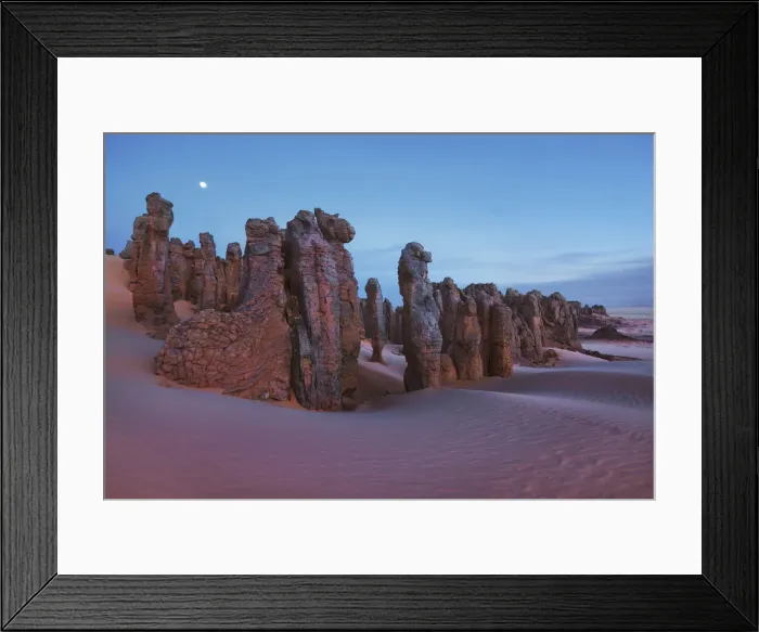 Framed Print : Erosion landscape in Tassili du Hoggar - Algeria, Tassili Hoggar, Tahaggart - Sahara Framed Print : Erosion landscape in Tassili du Hoggar - Algeria, Tassili Hoggar, Tahaggart - Sahara