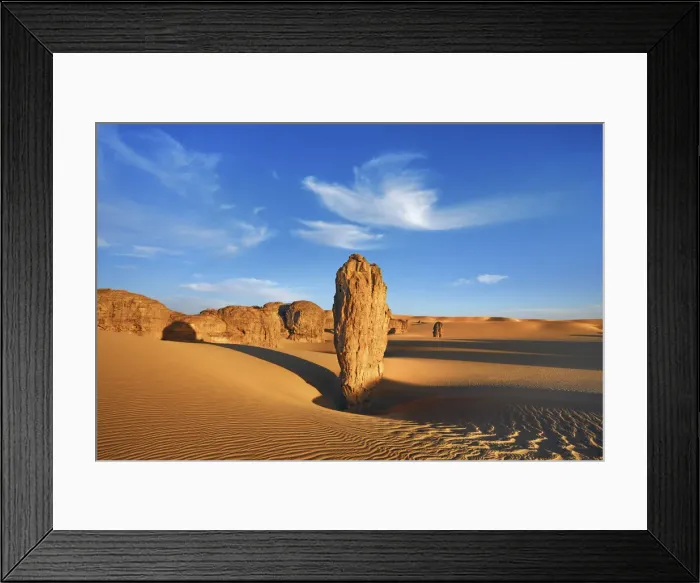 Framed Print : Erosion landscape in Tassili du Hoggar - Algeria, Tassili Hoggar, Tagrera - Sahara Framed Print : Erosion landscape in Tassili du Hoggar - Algeria, Tassili Hoggar, Tagrera - Sahara