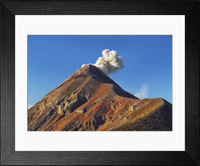 Framed Print : Ash eruption Fuego volcano seen from Acatenango - Guatemala, Chimaltenango, Acatenango Framed Print : Ash eruption Fuego volcano seen from Acatenango - Guatemala, Chimaltenango, Acatenango
