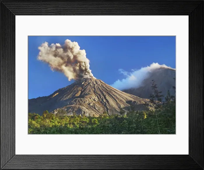 Framed Print : Ash eruption Santiaguito volcano - Guatemala, Quezaltenango, Santiaguito Framed Print : Ash eruption Santiaguito volcano - Guatemala, Quezaltenango, Santiaguito