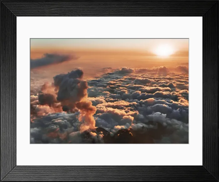Framed Print : Ash eruption Santiaguito volcano seen from Santa Maria - Guatemala, Quezaltenango Framed Print : Ash eruption Santiaguito volcano seen from Santa Maria - Guatemala, Quezaltenango