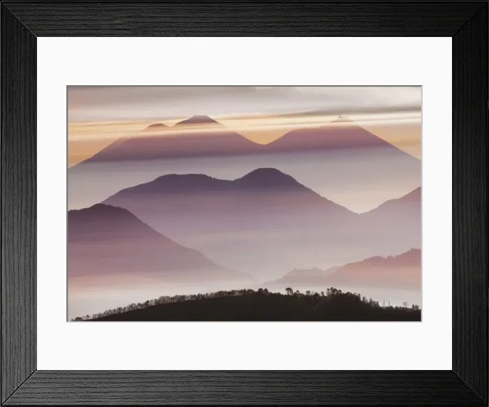 Framed Print : volcanoes Acatenango, Fuego - Guatemala, Quezaltenango, Santa Maria Framed Print : volcanoes Acatenango, Fuego - Guatemala, Quezaltenango, Santa Maria