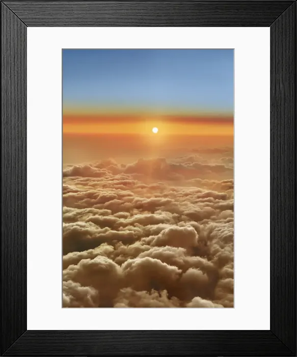 Framed Print : Cloud impression seen from Santa Maria volcano - Guatemala, Quezaltenango, Santa Maria Framed Print : Cloud impression seen from Santa Maria volcano - Guatemala, Quezaltenango, Santa Maria