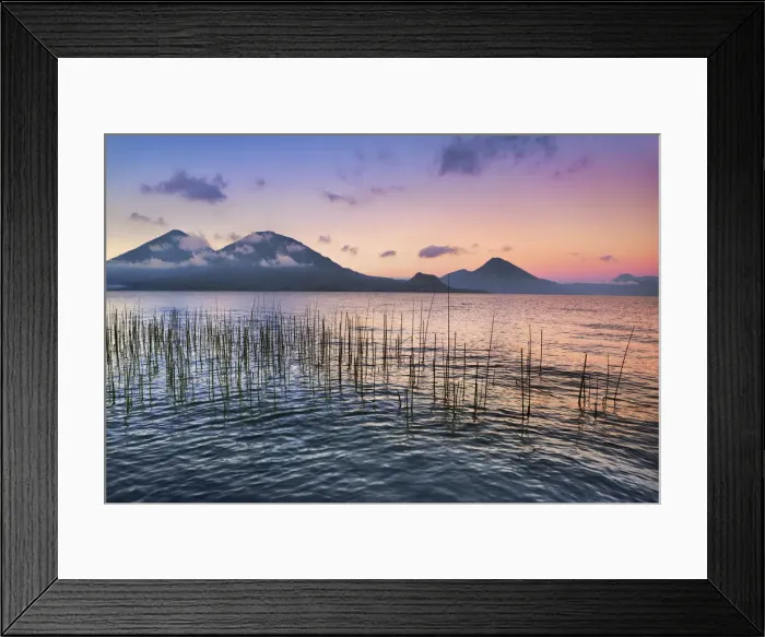 Framed Print : volcanoes at Lake Atitlan - Guatemala, Solola, Lake Atitlan, San Antonio Framed Print : volcanoes at Lake Atitlan - Guatemala, Solola, Lake Atitlan, San Antonio