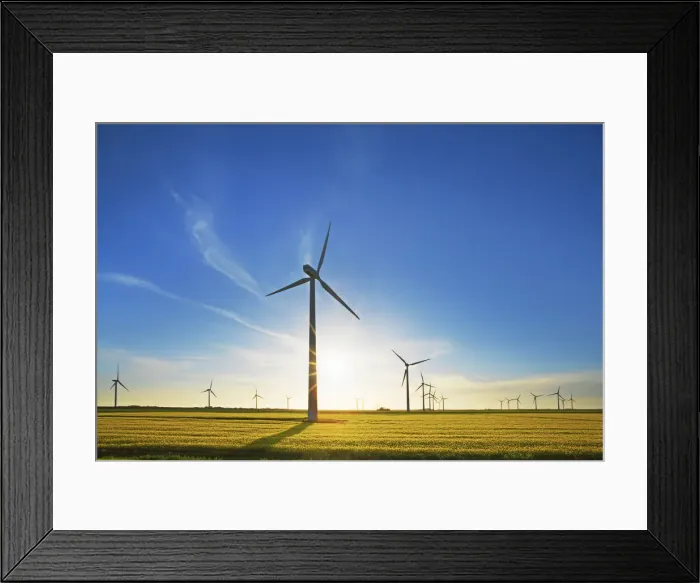 Framed Print : Wind energy plant - Germany, Schleswig-Holstein, North Frisia, Südtondern, Dagebüll, Ockholm - Schleswig-Holstein Wadden Sea National Park Framed Print : Wind energy plant - Germany, Schleswig-Holstein, North Frisia, Südtondern, Dagebüll, Ockholm - Schleswig-Holstein Wadden Sea National Park