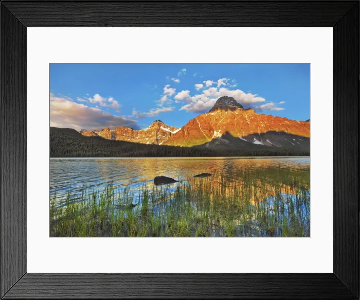 Framed Print : Waterfowl Lake - Canada, Alberta, Banff National Park, Waterfowl Lake - Rocky Mountains Framed Print : Waterfowl Lake - Canada, Alberta, Banff National Park, Waterfowl Lake - Rocky Mountains