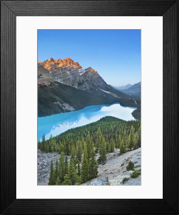 Framed Print : Peyto Lake with Mount Patterson - Canada, Alberta, Banff National Park Framed Print : Peyto Lake with Mount Patterson - Canada, Alberta, Banff National Park