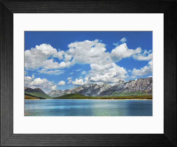 Framed Print : Opal Range and Lower Kananaskis Lake - Canada, Alberta, Kananaskis Country Framed Print : Opal Range and Lower Kananaskis Lake - Canada, Alberta, Kananaskis Country