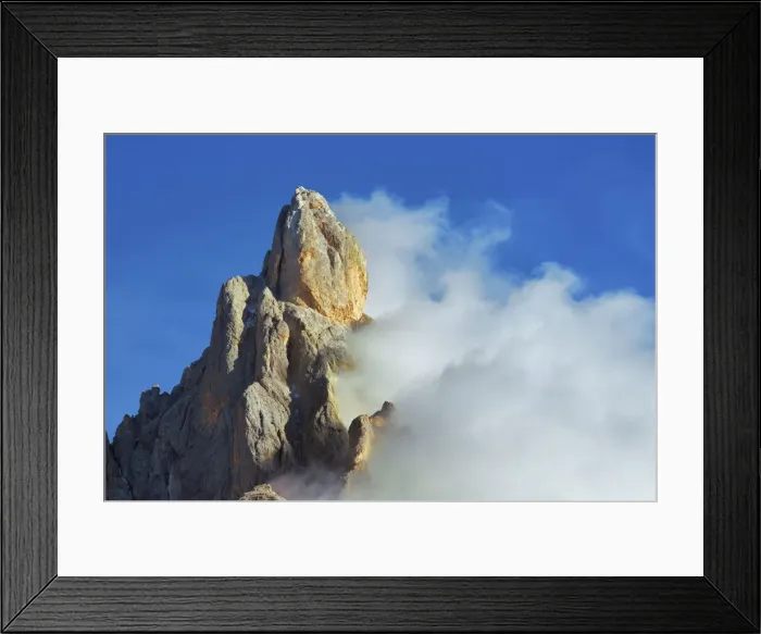 Framed Print : Cimon della Pala in clouds - Italy, Trentino-Alto Adige, Trentino, Pale di San Martino Framed Print : Cimon della Pala in clouds - Italy, Trentino-Alto Adige, Trentino, Pale di San Martino
