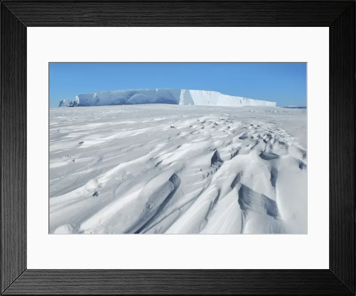 Framed Print : Tabular iceberg frozen in - Antarctica, Weddell Sea, Riiser Larsen Ice Shelf Framed Print : Tabular iceberg frozen in - Antarctica, Weddell Sea, Riiser Larsen Ice Shelf