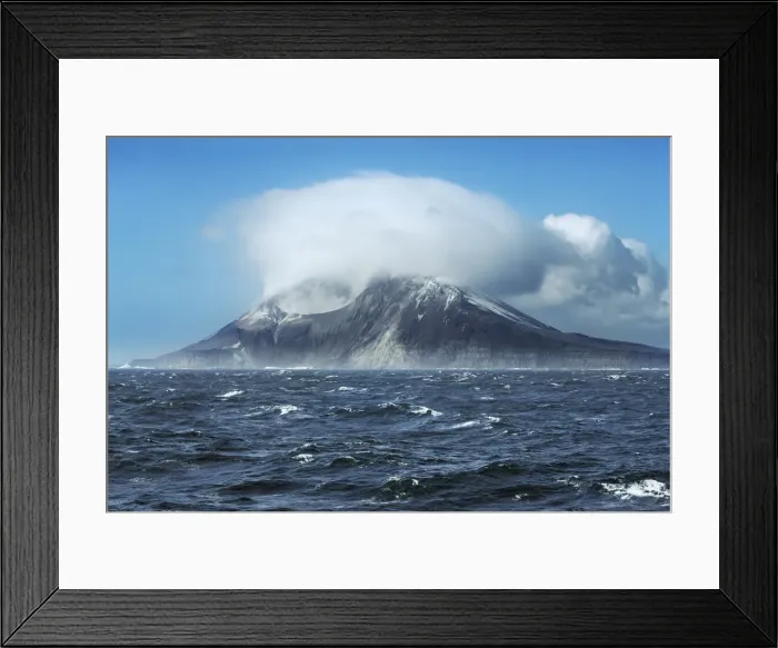 Framed Print : Volcano island Zavodovski Island - South Sandwich Islands, Zavodovski Island Framed Print : Volcano island Zavodovski Island - South Sandwich Islands, Zavodovski Island