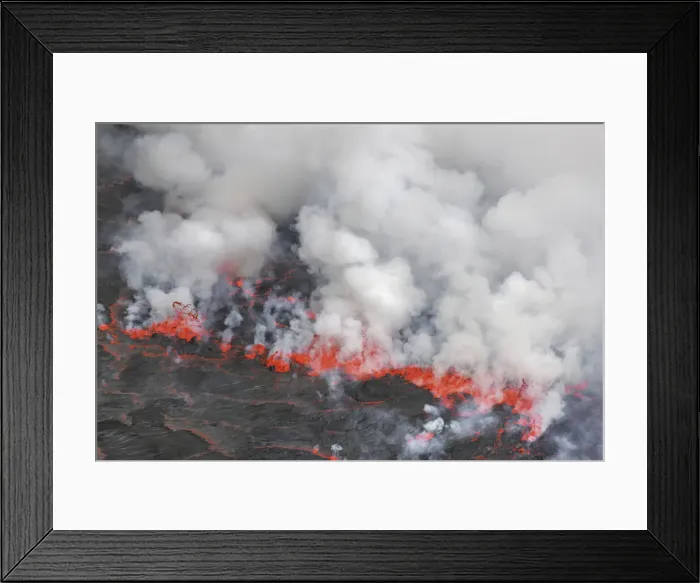 Framed Print : Lava lake Nyiragongo with lava meltings and fountains - Congo, Democratic Republic Framed Print : Lava lake Nyiragongo with lava meltings and fountains - Congo, Democratic Republic