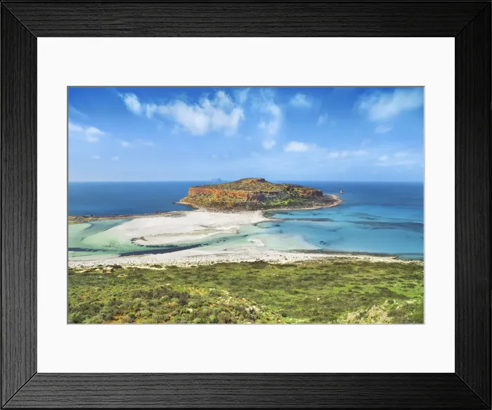 Framed Print : Ocean impression at Cape Tigani at Balos Bay - Greece, Crete, Chania, Gramvoussa Framed Print : Ocean impression at Cape Tigani at Balos Bay - Greece, Crete, Chania, Gramvoussa