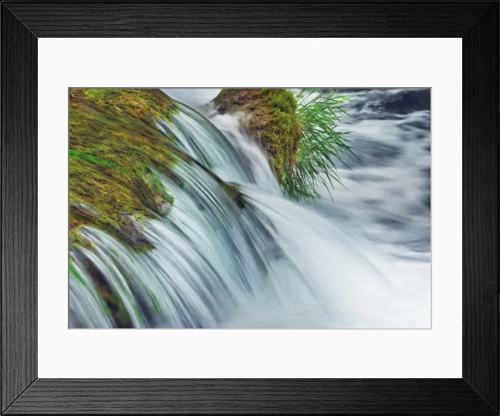 Framed Print : Waterfall in brook - Croatia, Lika-Senj, Plitvice Lakes - Plitvice Lakes National Park