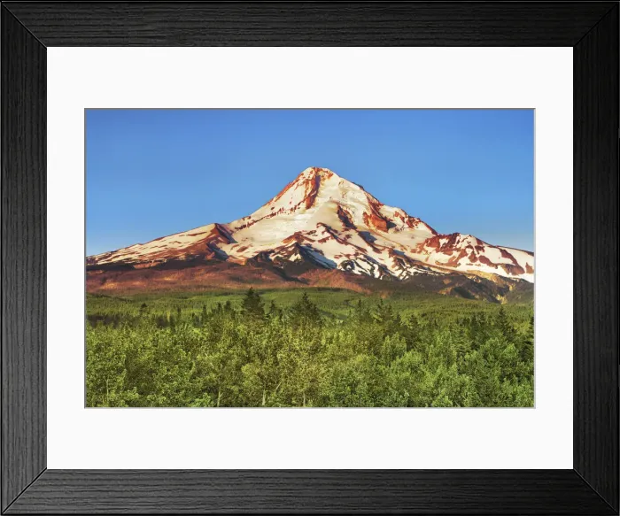 Framed Print : Mountain impression Mount Hood - USA, Oregon, Hood River, Hood River Valley