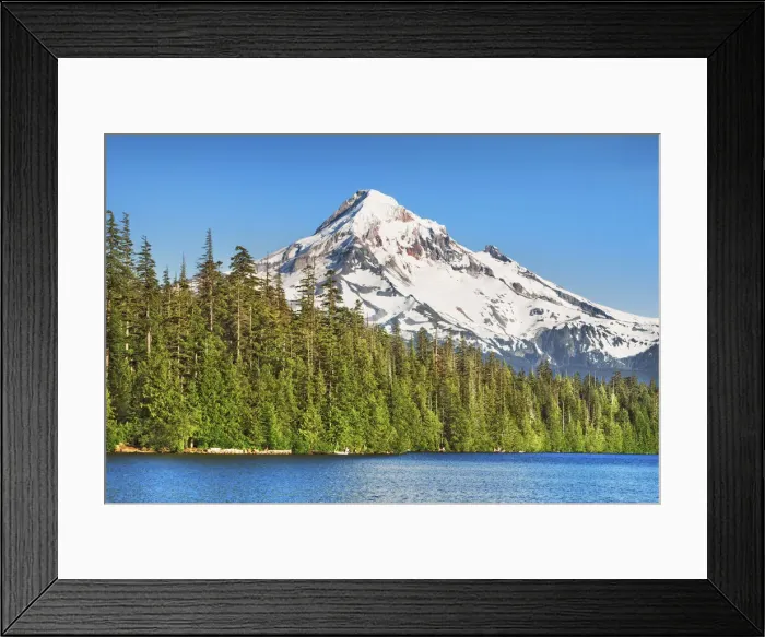 Framed Print : Mountain impression Mount Hood at Lost Lake - USA, Oregon, Hood River Framed Print : Mountain impression Mount Hood at Lost Lake - USA, Oregon, Hood River