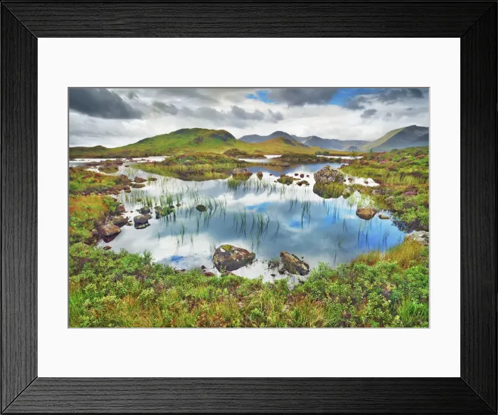 Framed Print : Moorland at Rannoch Moor - United Kingdom, Scotland, Argyll and Bute Framed Print : Moorland at Rannoch Moor - United Kingdom, Scotland, Argyll and Bute