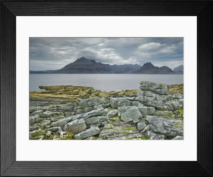 Framed Print : Coast landscape on Elgol peninsula - United Kingdom, Scotland, Inner Hebrides, Skye Framed Print : Coast landscape on Elgol peninsula - United Kingdom, Scotland, Inner Hebrides, Skye