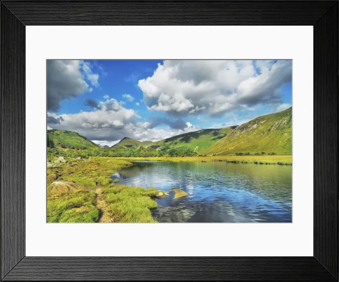 Framed Print : Mountain landscape in Glen Etive - United Kingdom, Scotland, Argyll and Bute Framed Print : Mountain landscape in Glen Etive - United Kingdom, Scotland, Argyll and Bute