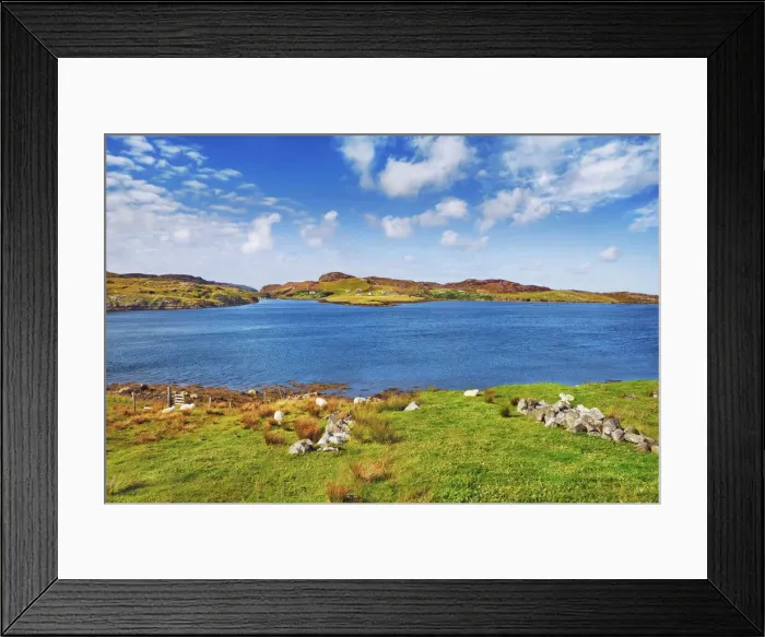 Framed Print : Moorland on Lewis - United Kingdom, Scotland, Outer Hebrides, Lewis Framed Print : Moorland on Lewis - United Kingdom, Scotland, Outer Hebrides, Lewis
