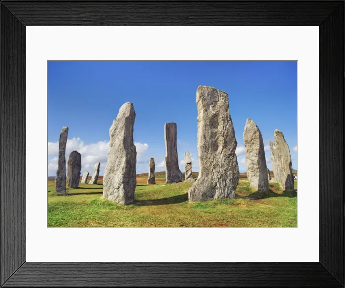 Framed Print : Culture site Callanish with megaliths - United Kingdom, Scotland, Outer Hebrides, Lewis Framed Print : Culture site Callanish with megaliths - United Kingdom, Scotland, Outer Hebrides, Lewis