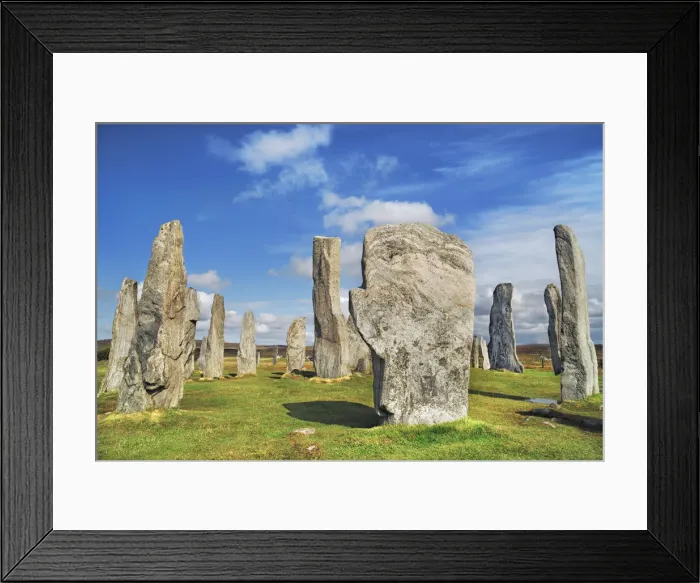 Framed Print : Culture site Callanish with megaliths - United Kingdom, Scotland, Outer Hebrides, Lewis Framed Print : Culture site Callanish with megaliths - United Kingdom, Scotland, Outer Hebrides, Lewis