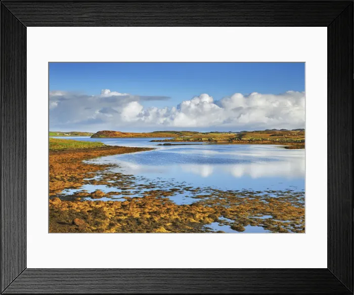 Framed Print : Moorland on Lewis - United Kingdom, Scotland, Outer Hebrides, Lewis