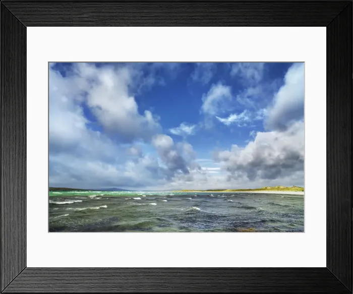 Framed Print : Beach impression on North Uist - United Kingdom, Scotland, Outer Hebrides, North Uist Framed Print : Beach impression on North Uist - United Kingdom, Scotland, Outer Hebrides, North Uist