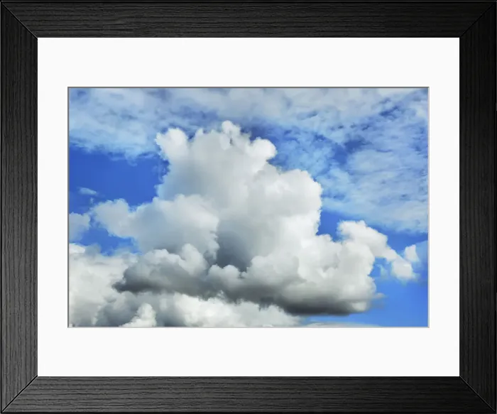Framed Print : Cloud impression - United Kingdom, Scotland, Outer Hebrides, Harris
