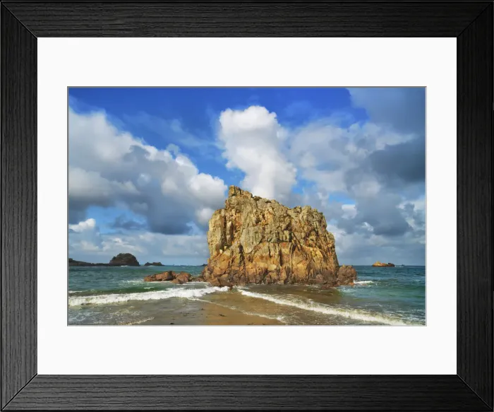 Framed Print : Rocky coast near Plougrescant - France, Brittany, Lannion, Cote de Granit Rose Framed Print : Rocky coast near Plougrescant - France, Brittany, Lannion, Cote de Granit Rose