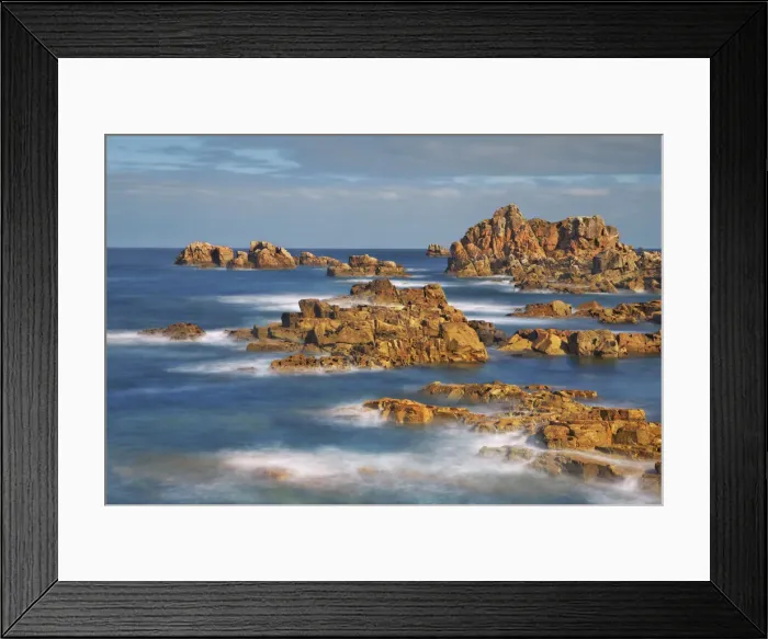 Framed Print : Rocky coast near Plougrescant - France, Brittany, Cote d Armor, Lannion Framed Print : Rocky coast near Plougrescant - France, Brittany, Cote d Armor, Lannion