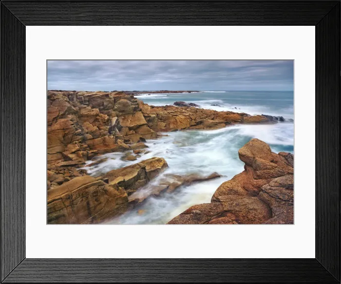 Framed Print : Rocky coast near Trebeurden - France, Brittany, Cote d Armor, Lannion, Perros-Guirec Framed Print : Rocky coast near Trebeurden - France, Brittany, Cote d Armor, Lannion, Perros-Guirec