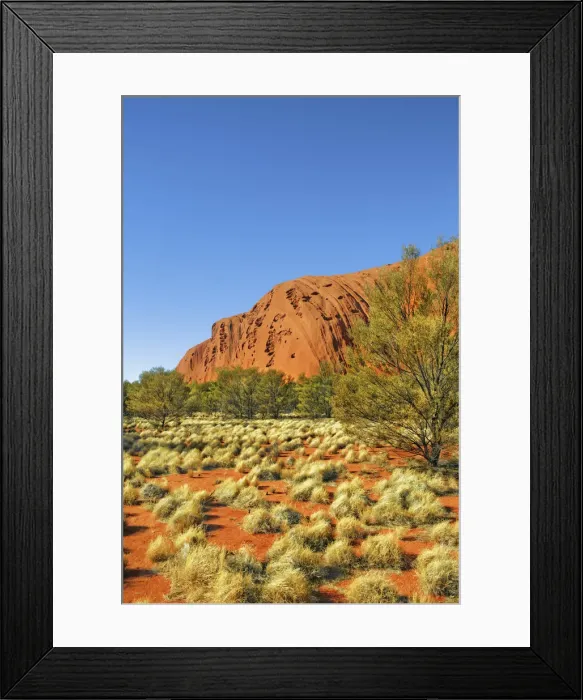 Framed Print : Ayers Rock - Australia, Northern Territory, Uluru-Kata-Tjuta National Park, Ayers Rock
