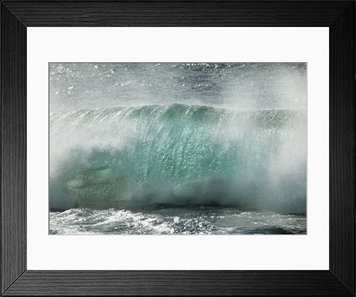 Framed Print : Wave impression - Australia, New South Wales, Maclean, Angourie Framed Print : Wave impression - Australia, New South Wales, Maclean, Angourie