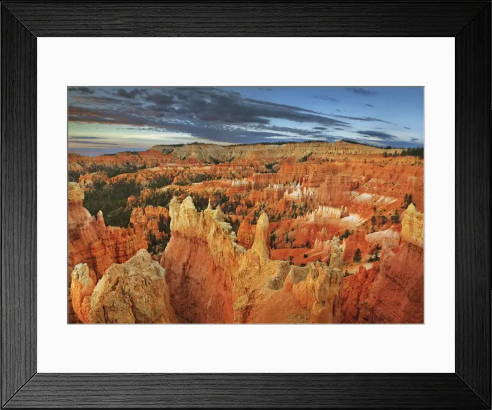 Framed Print : Erosion landscape in Bryce Canyon at Sunrise Point - USA, Utah, Garfield, Bryce Canyon Framed Print : Erosion landscape in Bryce Canyon at Sunrise Point - USA, Utah, Garfield, Bryce Canyon