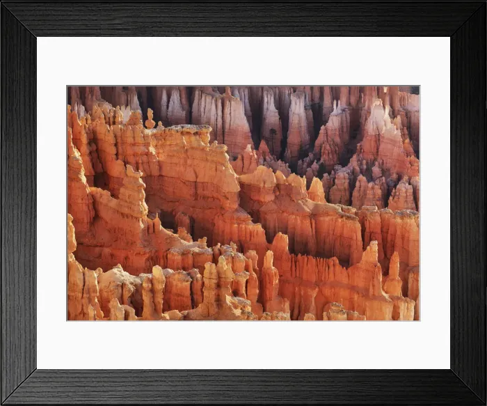 Framed Print : Erosion landscape in Bryce Canyon from Inspiration Point - USA, Utah, Garfield Framed Print : Erosion landscape in Bryce Canyon from Inspiration Point - USA, Utah, Garfield