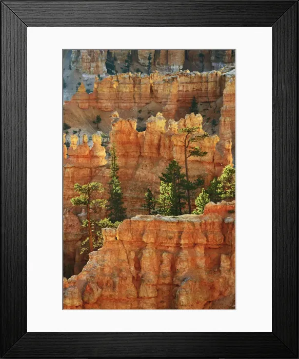 Framed Print : Erosion landscape in Bryce Canyon at Peekaboo Trail - USA, Utah, Garfield, Bryce Canyon Framed Print : Erosion landscape in Bryce Canyon at Peekaboo Trail - USA, Utah, Garfield, Bryce Canyon
