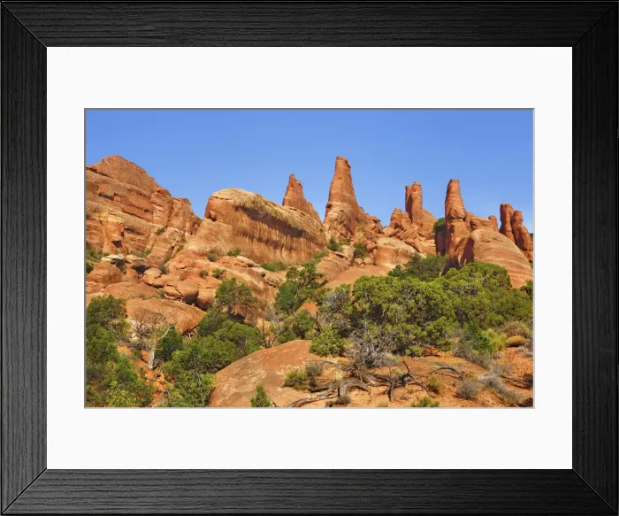Framed Print : Erosion landscape at Devils Graden - USA, Utah, Grand, Arches National Park Framed Print : Erosion landscape at Devils Graden - USA, Utah, Grand, Arches National Park