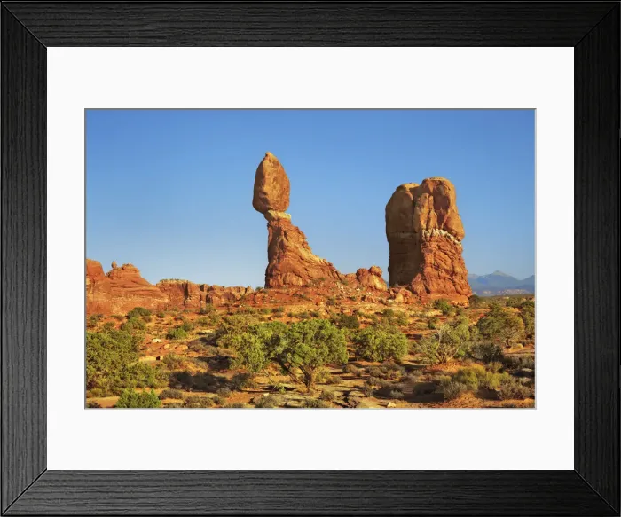 Framed Print : Erosion landscape at Balanced Rock - USA, Utah, Grand, Arches National Park Framed Print : Erosion landscape at Balanced Rock - USA, Utah, Grand, Arches National Park