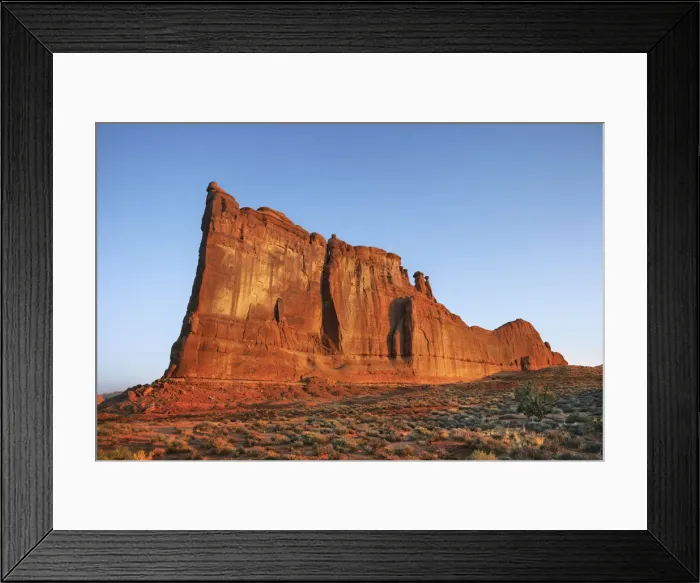 Framed Print : Erosion landscape at Tower of Babel - USA, Utah, Grand, Arches National Park