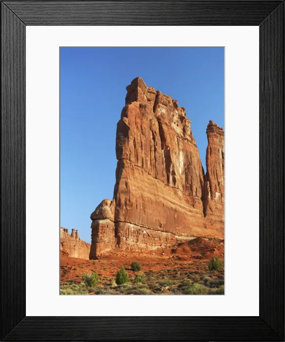 Framed Print : Erosion landscape at The Organ - USA, Utah, Grand, Arches National Park