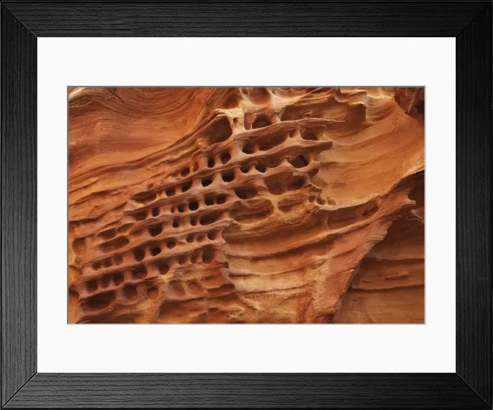 Framed Print : Erosion details in Capitol Gorge - USA, Utah, Wayne, Capitol Reef